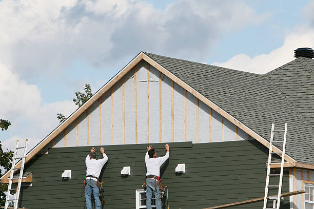 Professional Siding Contractor technician working in Coatesville, PA